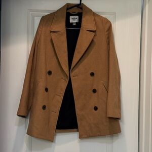 Camel mid-length Peacoat
